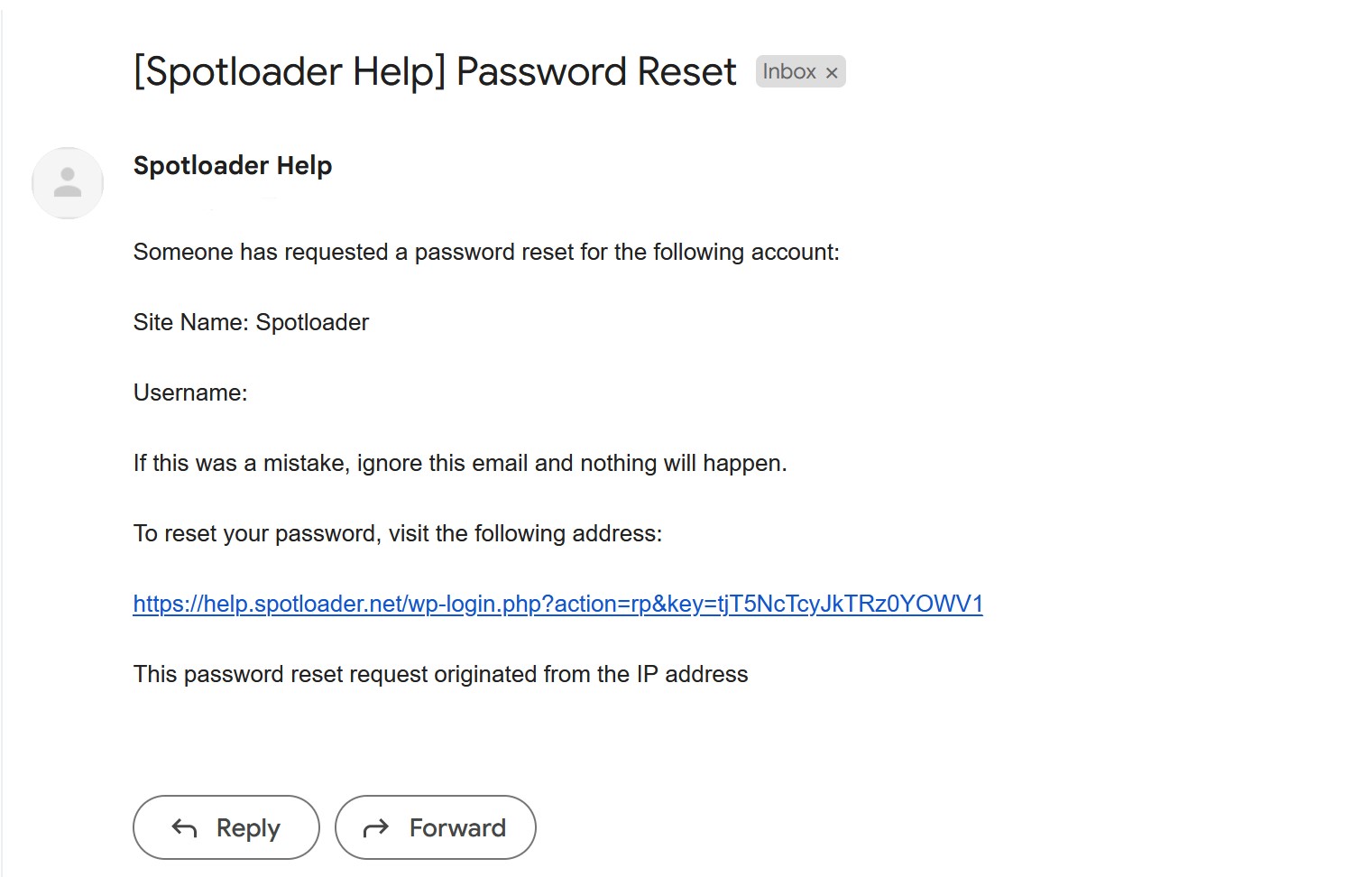 Change or Reset Your Password Spotloader Help
